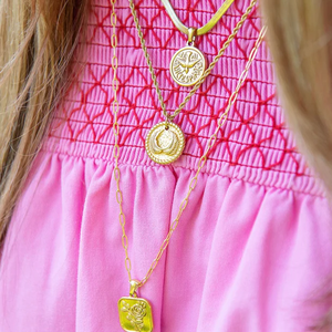 Collar Personalizado con Medallón de Paloma y Espíritu Santo, Chapado en Oro de 18K, Acero Inoxidable, Resistente <span class=keywords><strong>al</strong></span> Agua, Joyería Cristiana con Escritura Bíblica - Product Image 5
