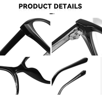Montures de lunettes de haute qualité TR90 anti-lumière bleue, légères et confortables, accessoire polyvalent, lunettes de prescription bloquant la lumière bleue