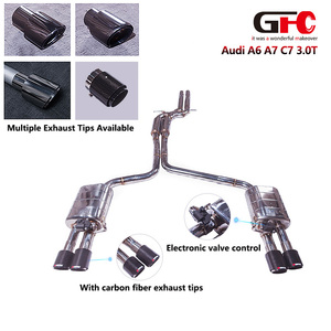 Ống xả hiệu suất cao Audi A6 A7 C7 3.0T 2013-2017 Quattro, chất liệu thép không gỉ 304 hoặc titan, kiểu cat-back - Product Image 2