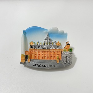 Imán de Resina 3D Creativo para Refrigerador, Souvenir Hecho a Mano de Ciudades Europeas: <span class=keywords><strong>Vaticano</strong></span>, Croacia, Rumania - Product Image 1