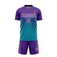 Vêtements de sport, nouvelle arrivée, uniforme de football, vêtements d'équipe, logo personnalisé, couleur, best-seller, unisexe, manches courtes, séchage rapide, en solde