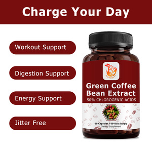 Capsules d'extrait de grains de café vert OEM ODM avec supplément d'extrait de grains de café vert, capsules d'aliments santé - Product Image 2