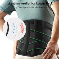 Sciatique soulagement de la douleur orthèse respirant taille lombaire bas du dos ceinture de soutien pour hommes femmes adulte dos orthèse dos orthèse dos