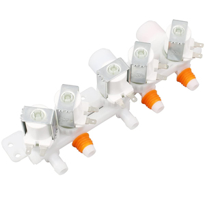 Nuevo AJU73213301 AJU75152601 Válvula de entrada de agua Solenoide 12V 5 Solenoide 2 Entrada 5 Salida Compatible con arandelas Ken-more - Product Image 2