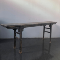 Table Console Shanxi de style vintage chinois série noire récupérée