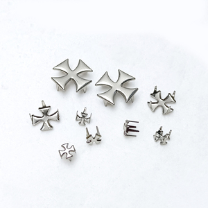 Rivets à pointe en forme <span class=keywords><strong>de</strong></span> croix, quatre griffes, en fer, pour cuir, vêtements, sacs, chaussures, accessoires <span class=keywords><strong>de</strong></span> bricolage, 10000 pièces, extrémité fermée - Product Image 6