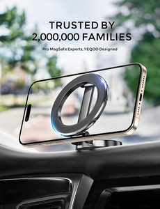 Supporto per auto con supporto per 360 rotazioni con LOGO gratuito con supporto per telefono con supporto per auto con supporto per telefono a mani libere adatto per iPhone 15 14 - Product Image 2