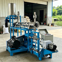 Nouvelle machine extrudeuse d'aliments pour poissons électrique à prix d'usine, machine de gonflage d'aliments flottants pour usage agricole, machine à granulés pour animaux de compagnie