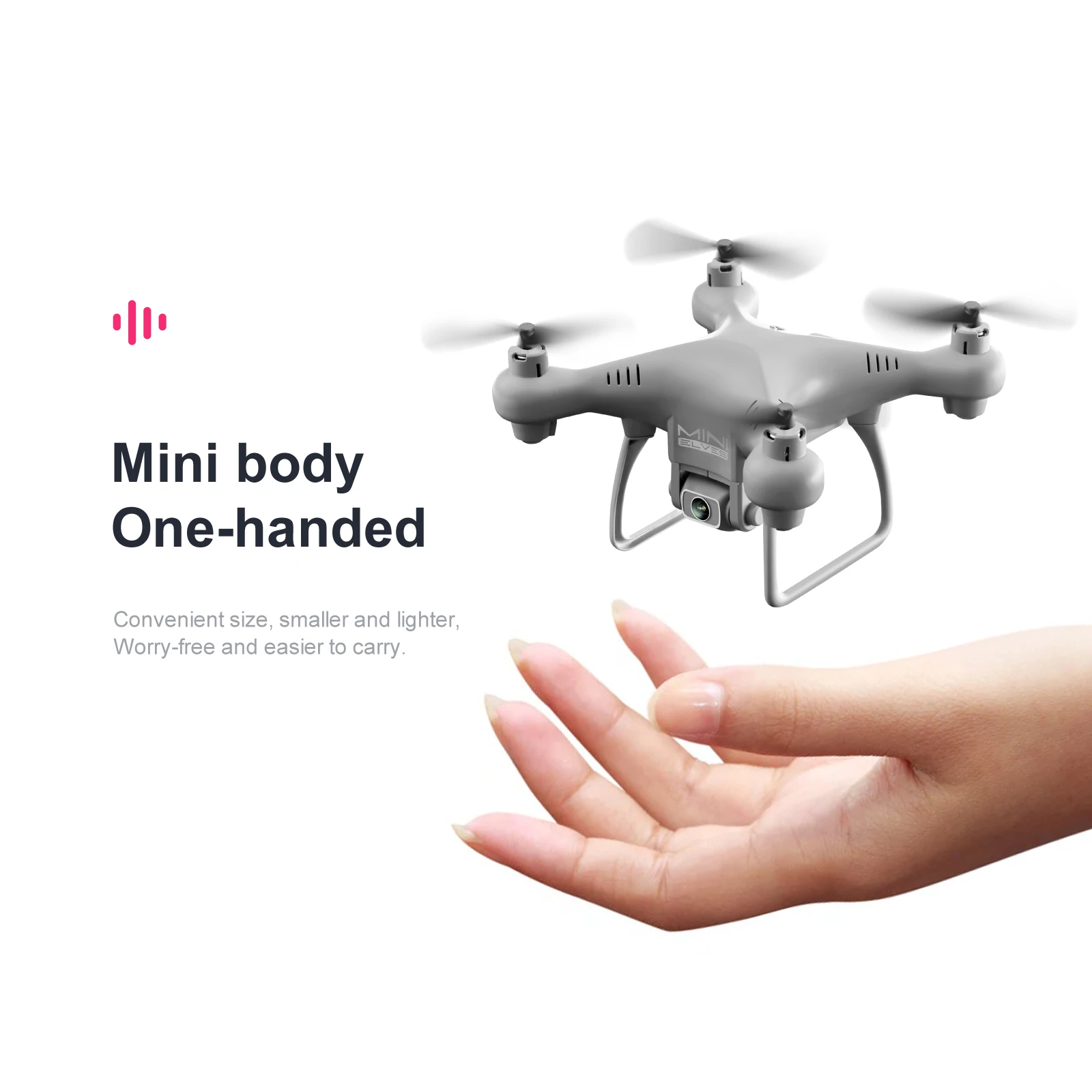 KY908 Mini Drone, mini body one-handed convenient size , smaller and lighter; worry