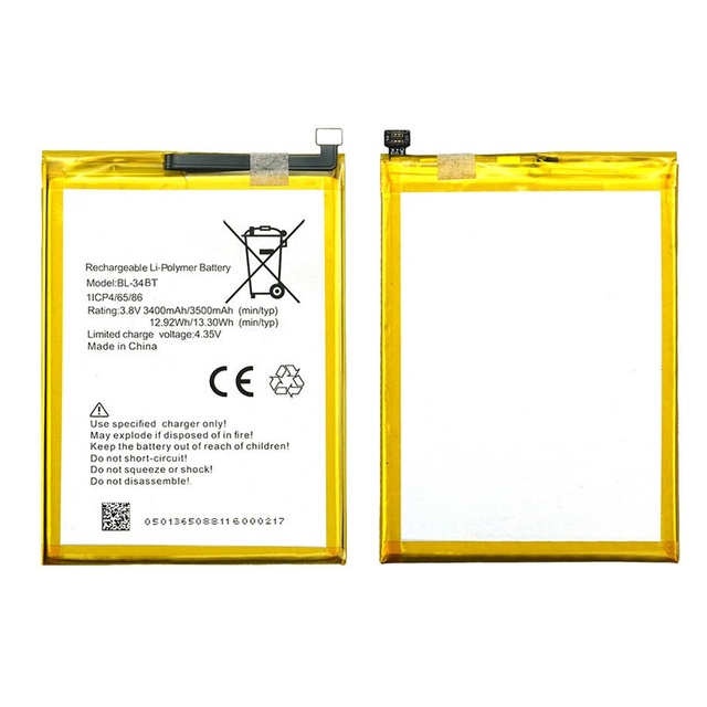 OEM 100% zero Cycle BL-34BT 3500mah Original Quality Replacement Battery for Tecno KA7 Cell Phone Batteries Manufacturers