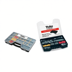 Boîte à outils Ttake Cassette Multi Store à 16 compartiments, noire, 39,5x30,5x6 cm - Product Image 2