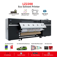 Impresora Eco Solvente de 2.2m con Cortador, Nuevo Diseño 2026, para Pancartas y Exhibidores
