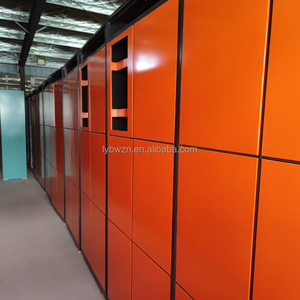 रेल स्टेशनों और हवाई अड्डों के लिए बिल और सिक्का स्वीकार करने वाले के साथ 7/24 घंटे स्वयं सेवा स्मार्ट सामान भंडारण लॉकर - Product Image 2