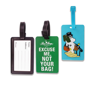 ป้ายแท็กกระเป๋าเดินทางแบบนิ่ม PVC ออกแบบเองได้ ราคาโรงงาน - Product Image 1