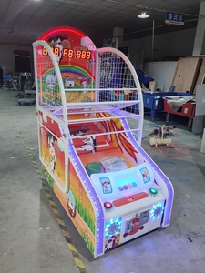 Venta caliente Máquinas de juego de deporte de baloncesto de bebé feliz de Interior de Arcade que funcionan con monedas para parque de atracciones para la venta - Product Image 4