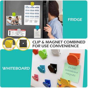 Clips Magnéticos Metálicos Mini con Logotipo Personalizado, Resistentes a los Arañazos, Imanes para Pizarra Blanca, para Oficina, Papel, Póster, Foto - Product Image 4