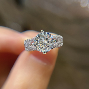Anello Decorativo in Zircone Stile Europeo-Americano, Ornamento per Dito Popolare per Proposte e Matrimoni - Product Image 6