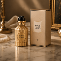 Cadeaux de mariage personnalisables, flacon de parfum en or, étiquette privée, 100 ml EDP, parfum arabe de Dubaï, senteur vanille boisée, cadeau OEM ODM