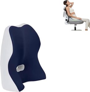 Best Office <b>Chair</b> Lumbar Seat Cushion Memory Foam Medical <b>Back</b> <b>Support</b> Pillow Ergonomics Waist <b>Support</b> Pillow for Comfort - Product Image 2