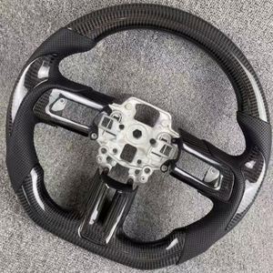 Volante Deportivo de Fibra de Carbono Forjado Tuner, en Oferta, para Ford <span class=keywords><strong>Mustang</strong></span> 2015-2023 GT Shelby, Modificación Personalizada - Product Image 3