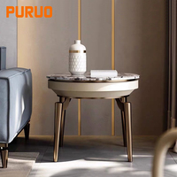 Vente en gros, table basse avec dessus en marbre, table à thé avec tiroir pour le salon, table basse nouveau design fabriquée en usine