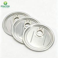 Couvercle en aluminium à ouverture facile et hermétique pour emballages de noix, de fruits et de conserves