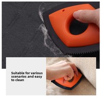 Brosse gratte-poils réutilisable en caoutchouc TPR pour animaux domestiques, lavable, pour voiture, tapis et canapé, outil de nettoyage des peluches – Stock américain
