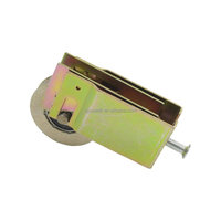 Roulettes de porte coulissante en acier moderne à faible bruit, revêtement zinc 4 mm, personnalisées Cowell E2506, avec poulies inférieures, garantie 2 ans