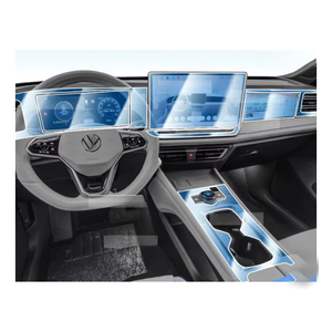 Pour <span class=keywords><strong>VOLKSWAGEN</strong></span> TIGUAN 2024 panneau écran de Navigation automobile intérieur Film de protection anti-rayures autocollant - Product Image 1