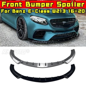 สปอยเลอร์กันชนหน้ารถยนต์ ชิ้นส่วนตกแต่งสำหรับ Mercedes Benz E-Class W213 E63 AMG 2016-2020 ตัวป้องกันกันชน - Product Image 2