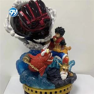 <span class=keywords><strong>One</strong></span> Pieced GK Giant Colosseum Gladiator Luffy cabezas intercambiables escena estatua en caja figura de Anime coleccionable - Product Image 5