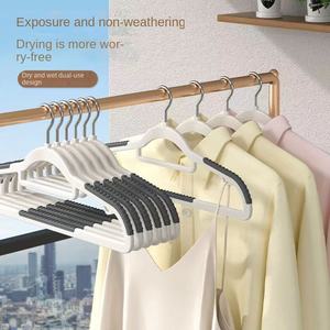 Пластиковые верхние вешалки, многофункциональные вешалки для одежды, оптовая продажа, бутик, Нескользящие вешалки для одежды - Product Image 5