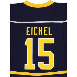 FOXA Buffalo Sabres Jack Eichel 15 Maillot pour nourrissons et tout-petits à col en V, vêtements de hockey sur glace anti-humidité - Product Image 5
