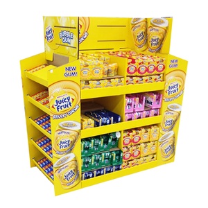 Customizable Foldable Eco-Friendly Cardboard Pallet Display Stand 1/4 1/2 Full Supermarket Paper Stack Display - Product Image 1