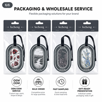 Lecheng Custom Black Label Rose Fragrance Sheets Scent Discs for Wardrobe Use Odor Removal Long Lasting Scent Car air Freshener