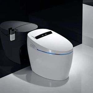 Moda japonesa Sensor automático Flush Banheiro One Piece Intelligent wc Commodo inteligente vaso sanitário bidê tigela - Product Image 5