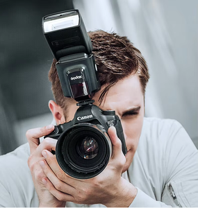 แฟลชไร้สาย Godox TT520II สำหรับกล้อง Canon Nikon <span class=keywords><strong>Panasonic</strong></span> Olympus Pentax และกล้องดิจิตอล SLR อื่นๆ - Product Image 1