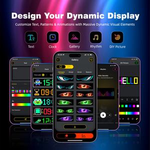 BEVINSEE Feu arrière universel à LED avec affichage « Oeil du Diable », feu stop, clignotant et feu de signalisation d'avertissement - Product Image 2