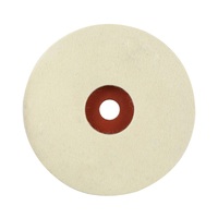 Disque de laine en feutre fabriqué à la machine de 7 pouces de diamètre 180 MM pour polir le verre, le bois, le marbre