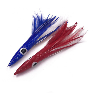 6,5 pulgadas 75G gran oferta pluma pulpo falda atún curricán pesca calamar señuelos para Wahoo atún pesca de agua salada - Product Image 5