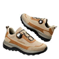 Chaussures décontractées pour hommes à boucle rotative, imperméables, en maille respirante, avec semelle antidérapante à crampons, légères, pour la randonnée et la ville