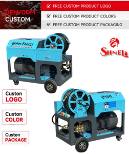 Kit <span class=keywords><strong>de</strong></span> Limpieza <span class=keywords><strong>de</strong></span> Alcantarillado Eléctrico con Boquillas Completas, Manguera <span class=keywords><strong>de</strong></span> 50M, 37kW, 60L/min, 50HP, Máquina <span class=keywords><strong>de</strong></span> Alta Presión para Trabajos Industriales Pesados - Product Image 5
