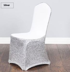 Housse de chaise élastique en soie brillante écologique pour hôtels, mariages et banquets – Fabricant transfrontalier de décorations de banquets - Product Image 3