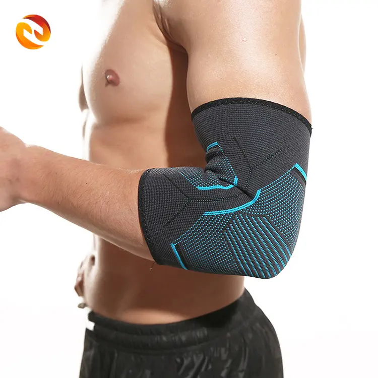 Benutzer definierte One Set Nylon Elastic Compression Elbow Sleeves Sport Elbow Guard Sehnen entzündung Schmerz linderung Elbow Brace