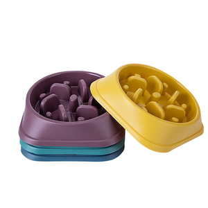 <b>Dog</b> Slow <b>Feeder</b> Bowl, Non Slip <b>Puzzle</b> Bowl - Anti-Gulping Pet Slower Food Feeding Dishes - Interactive Bloat Stop <b>Dog</b> Bowls - Product Image 1