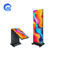 Schermo LED P1.5 1.53 1.8 P2 Senza Soluzione di Continuità con Controllo WiFi, Display Banner Video Wall con Supporto, Schermo Portatile per Fiere