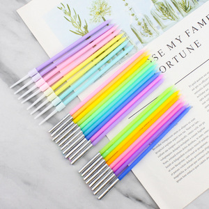 Rainbow <b>Candle</b> <b>Stick</b> Birthday <b>Candles</b> 8Pcs Colorful Non Toxic Unscented For Birthday Party Decorations - Product Image 2