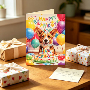 Cartes de vœux lenticulaires 3D personnalisées à effet de bascule, cartes de vœux de haute qualité avec images lenticulaires pour cadeaux de fêtes - Product Image 5