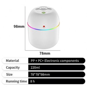 Nouveau mini humidificateur diffuseur d'huiles essentielles portable USB avec logo personnalisé pour voiture 2024 - Product Image 2