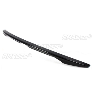 สปอยเลอร์หลังสีดำเงา/ลายคาร์บอนไฟเบอร์ สำหรับ Infiniti Q50 ปี 2014-2020 สปอยเลอร์ฝากระโปรงท้ายรถยนต์ แบบ M4 - Product Image 4